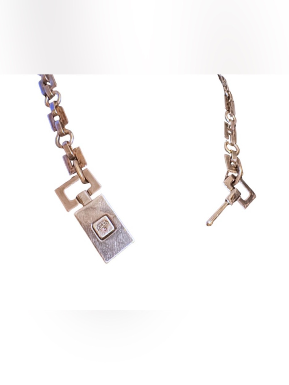 Upcycled Jackie O’ Gucci Piston Lock Necklace - Picture 9 of 14